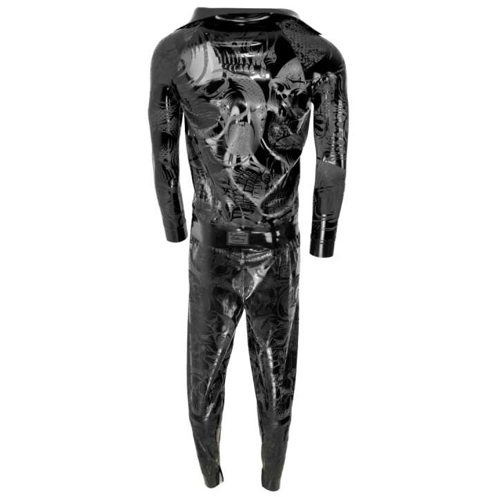 Outfit SKULL No.5 Latex Laser Edition Pants long tapered cut tanktop & jacket